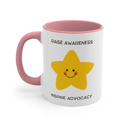 Accent Coffee Mug - Raise Awareness, Inspire Advocacy