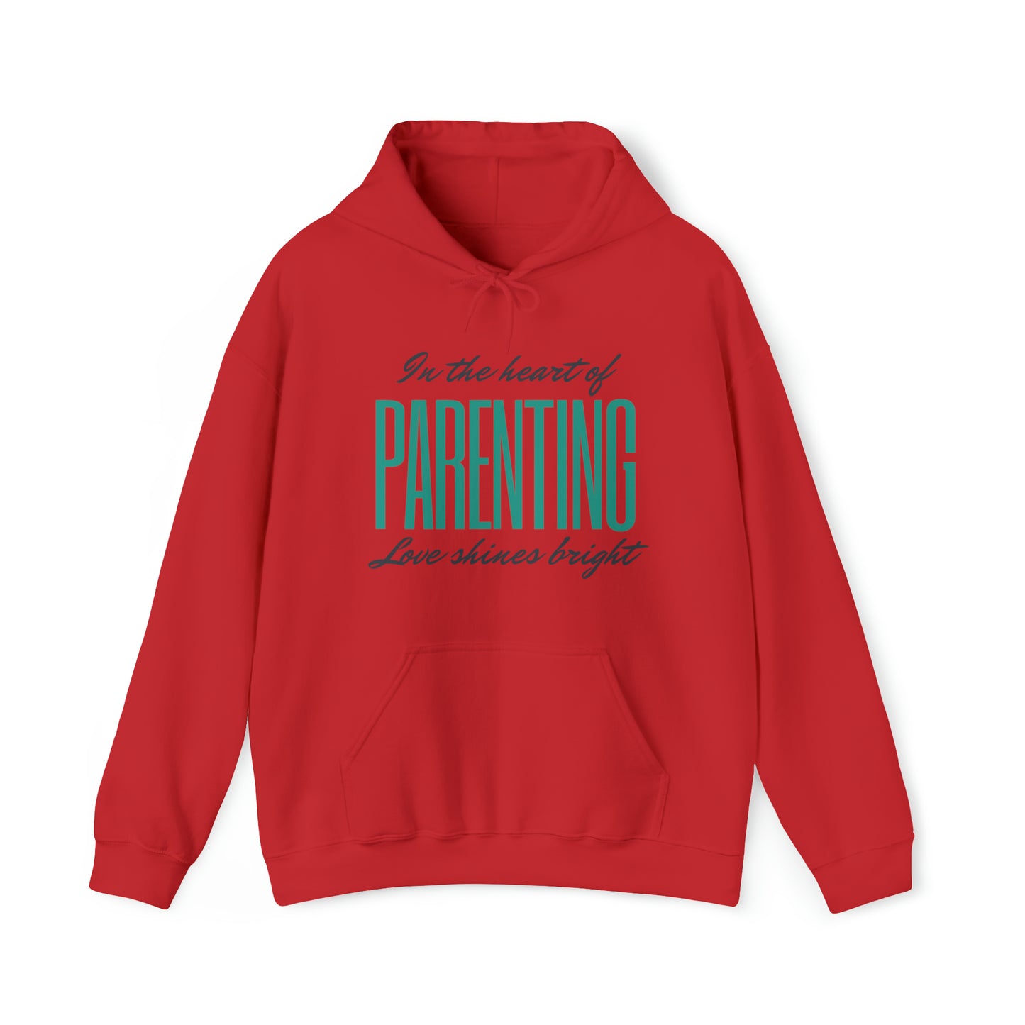 Unisex Hooded Sweatshirt - In the Heart of Parenting, Love Shines Bright