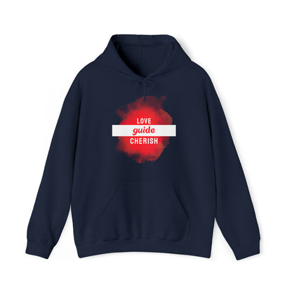 Unisex Hooded Sweatshirt - Love, Guide, Cherish