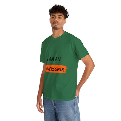 Unisex Heavy Cotton Tee -  I am an overcomer