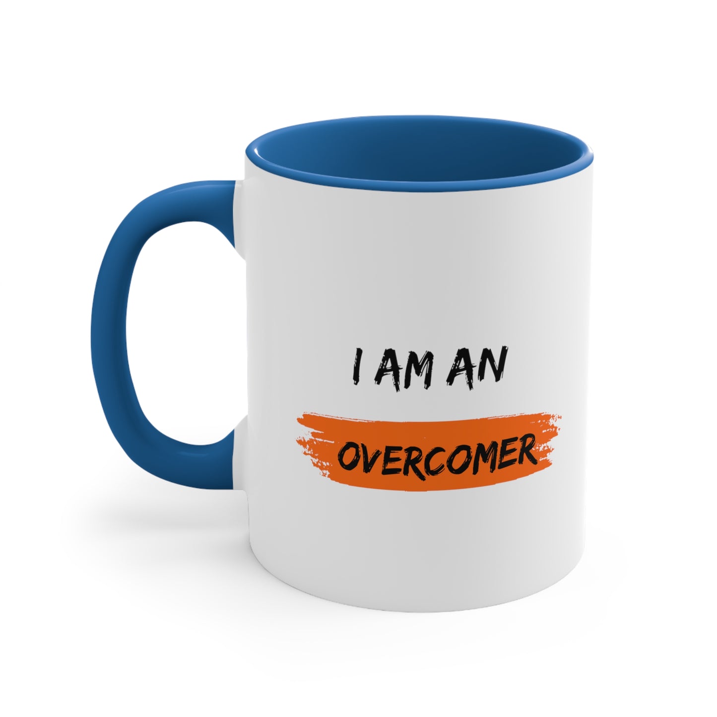 Accent Coffee Mug -  I am an overcomer