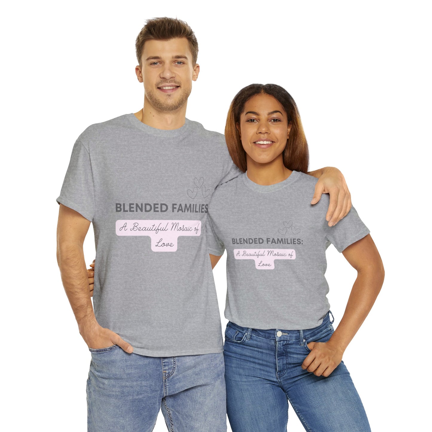 Unisex T-Shirt - Blended Families: A Beautiful Mosaic of Love