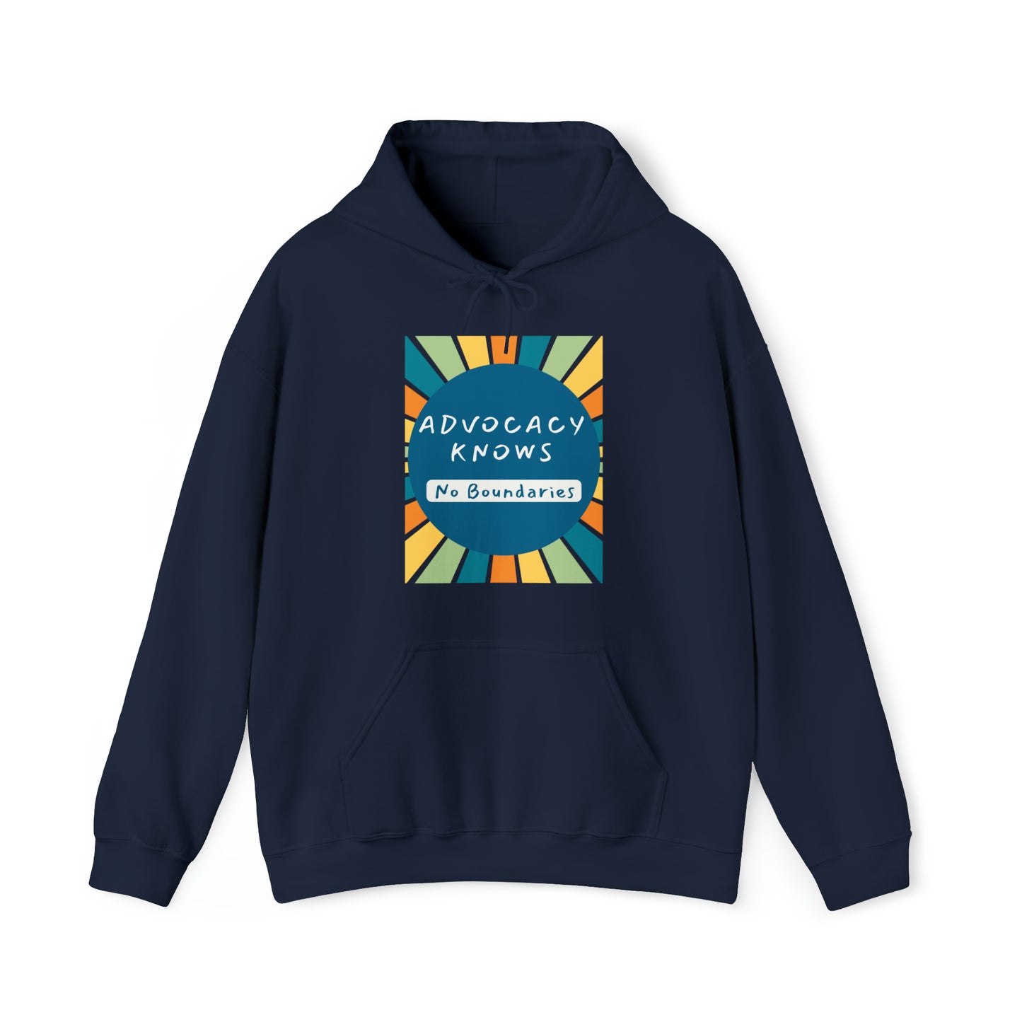 Unisex Hooded Sweatshirt - Advocacy Knows No Boundaries