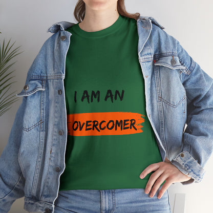 Unisex Heavy Cotton Tee -  I am an overcomer