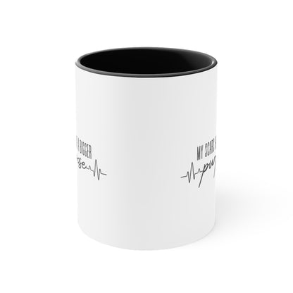 Accent Coffee Mug - My scars serve a bigger purpose