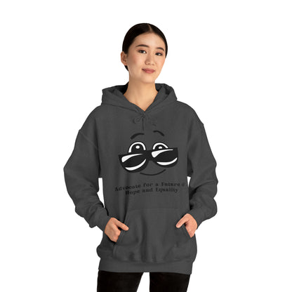 Unisex Hooded Sweatshirt - Advocate for a Future of Hope and Equality