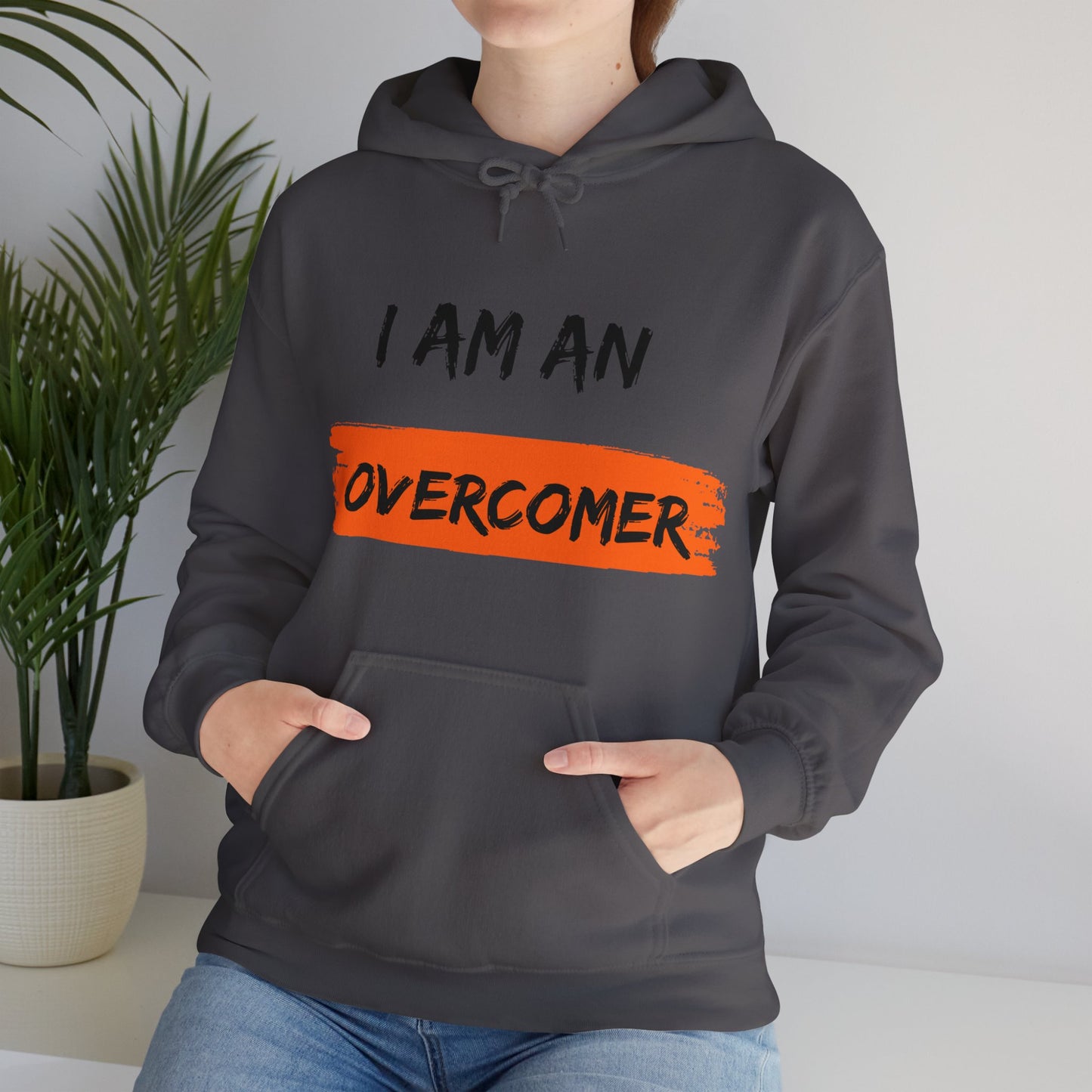 Unisex Hooded Sweatshirt -  I am an overcomer