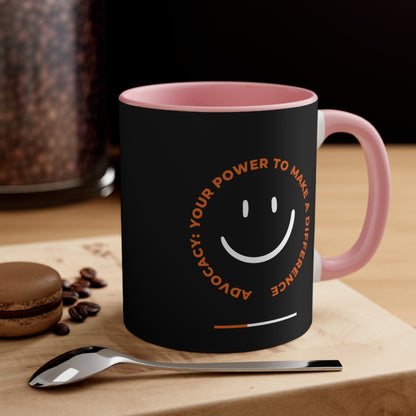 Accent Coffee Mug - Advocacy: Your Power to Make a Difference