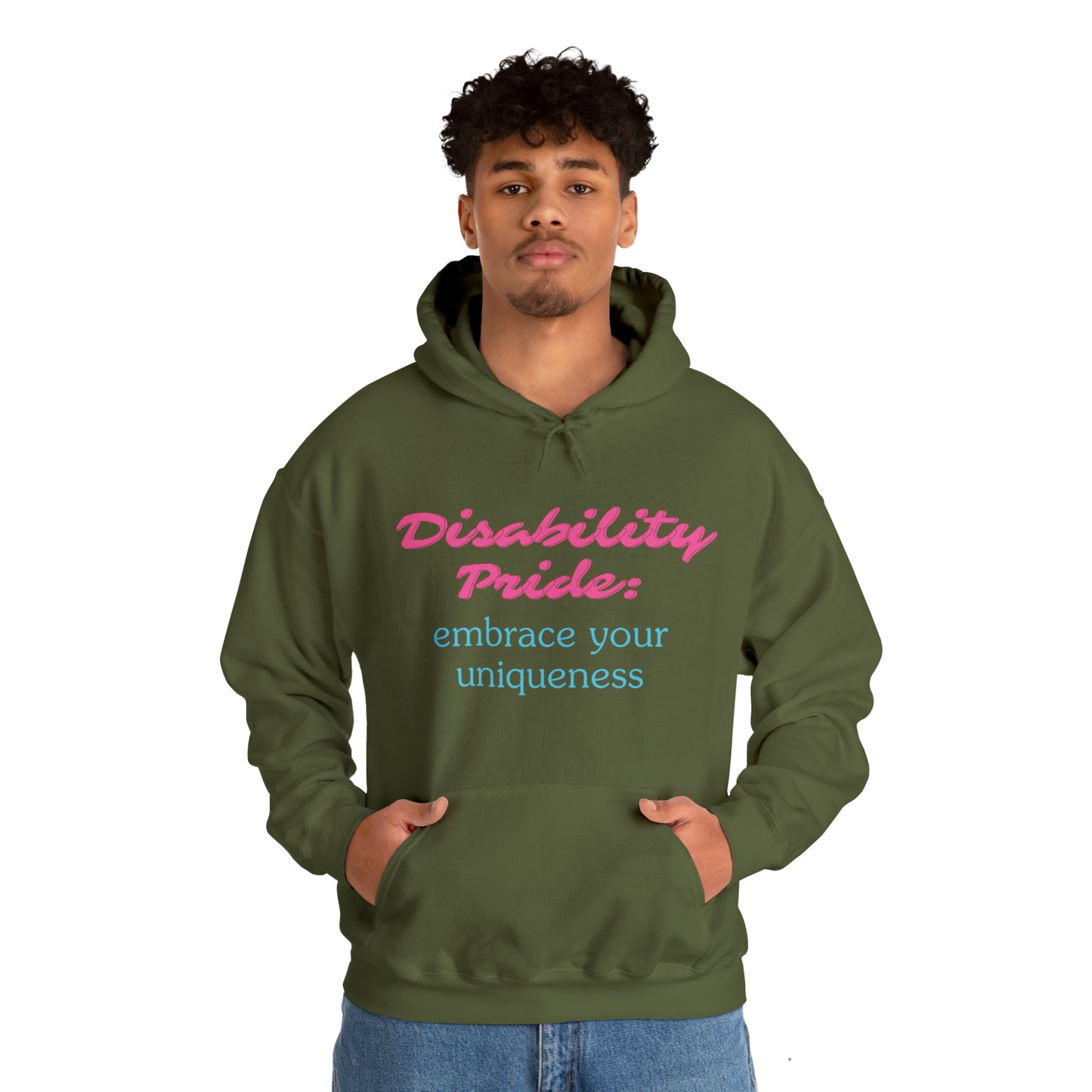 Unisex Hooded Sweatshirt - Disability Pride: Embrace Your Uniqueness