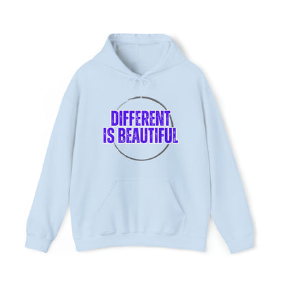 Unisex Hooded Sweatshirt - Different is Beautiful