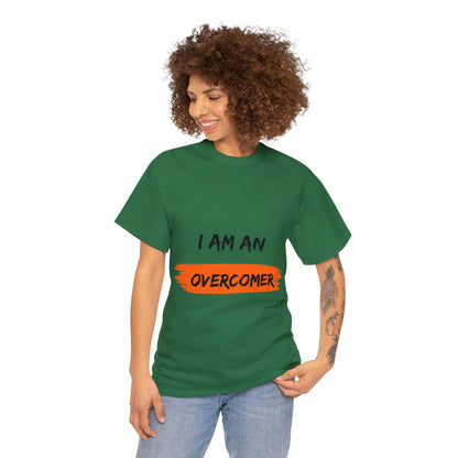 Unisex Heavy Cotton Tee -  I am an overcomer