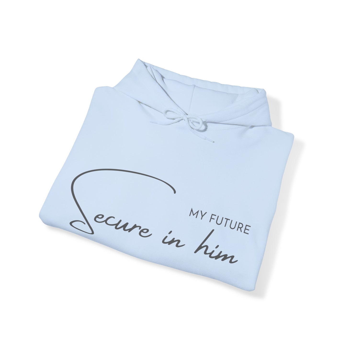 Unisex Hooded Sweatshirt - My future secure in Him