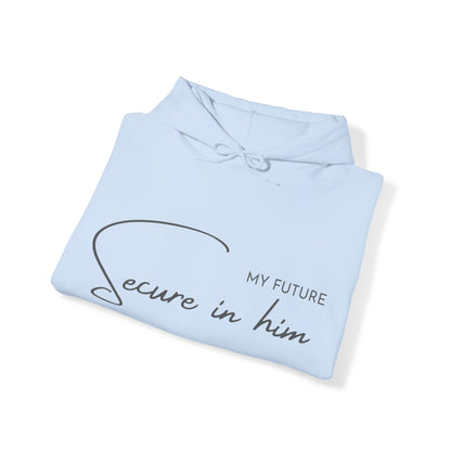 Unisex Hooded Sweatshirt - My future secure in Him