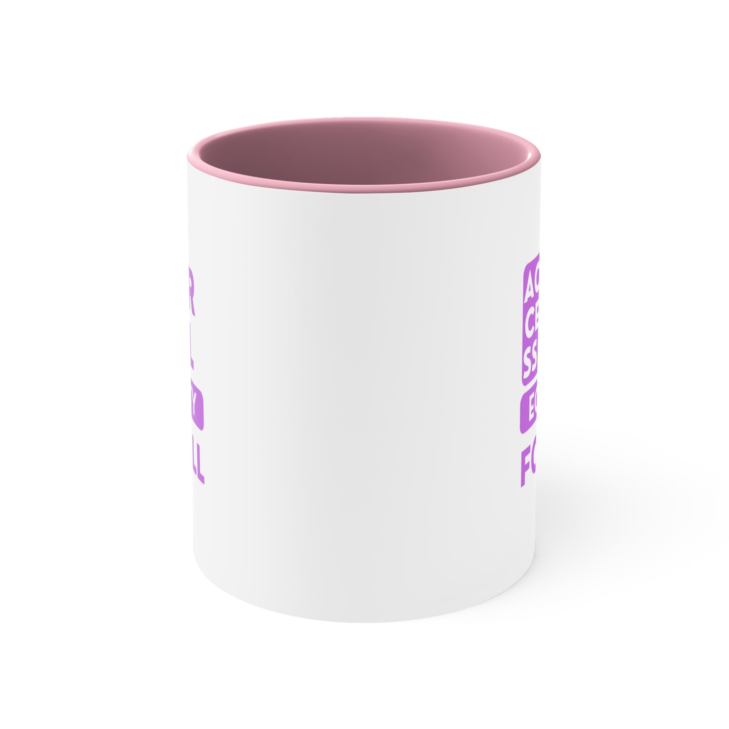 Accent Coffee Mug - Access for All, Equality for All