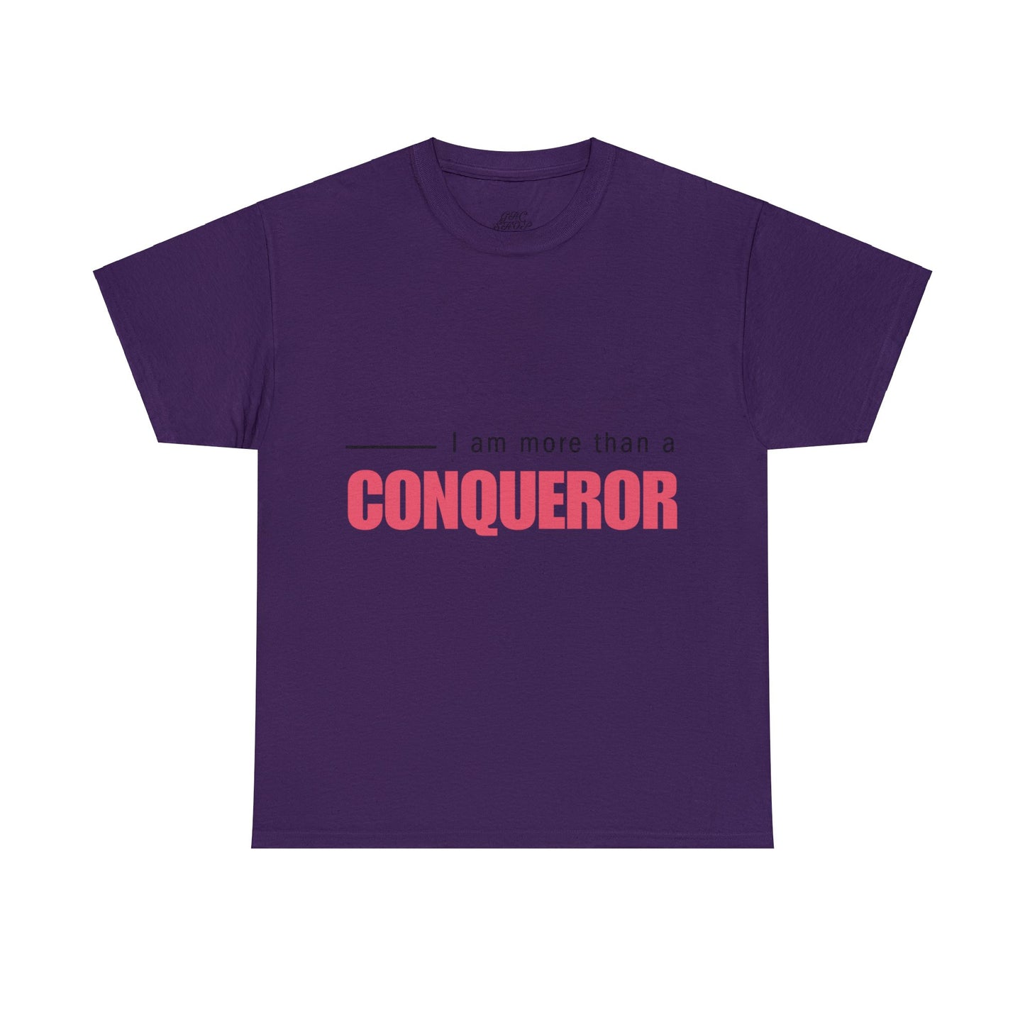 Unisex Heavy Cotton Tee - I am more than a conqueror