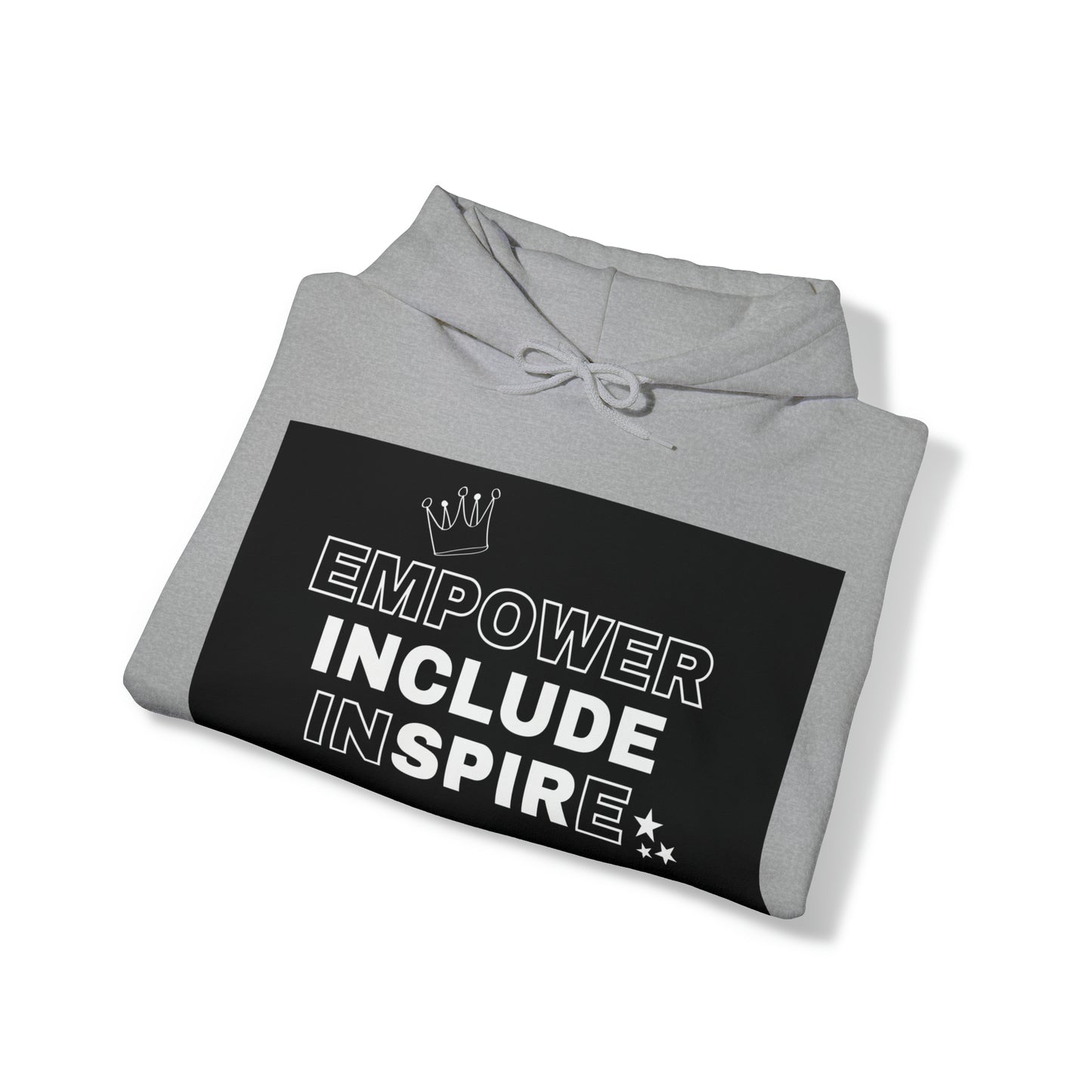 Unisex Hooded Sweatshirt - Empower, Include, Inspire