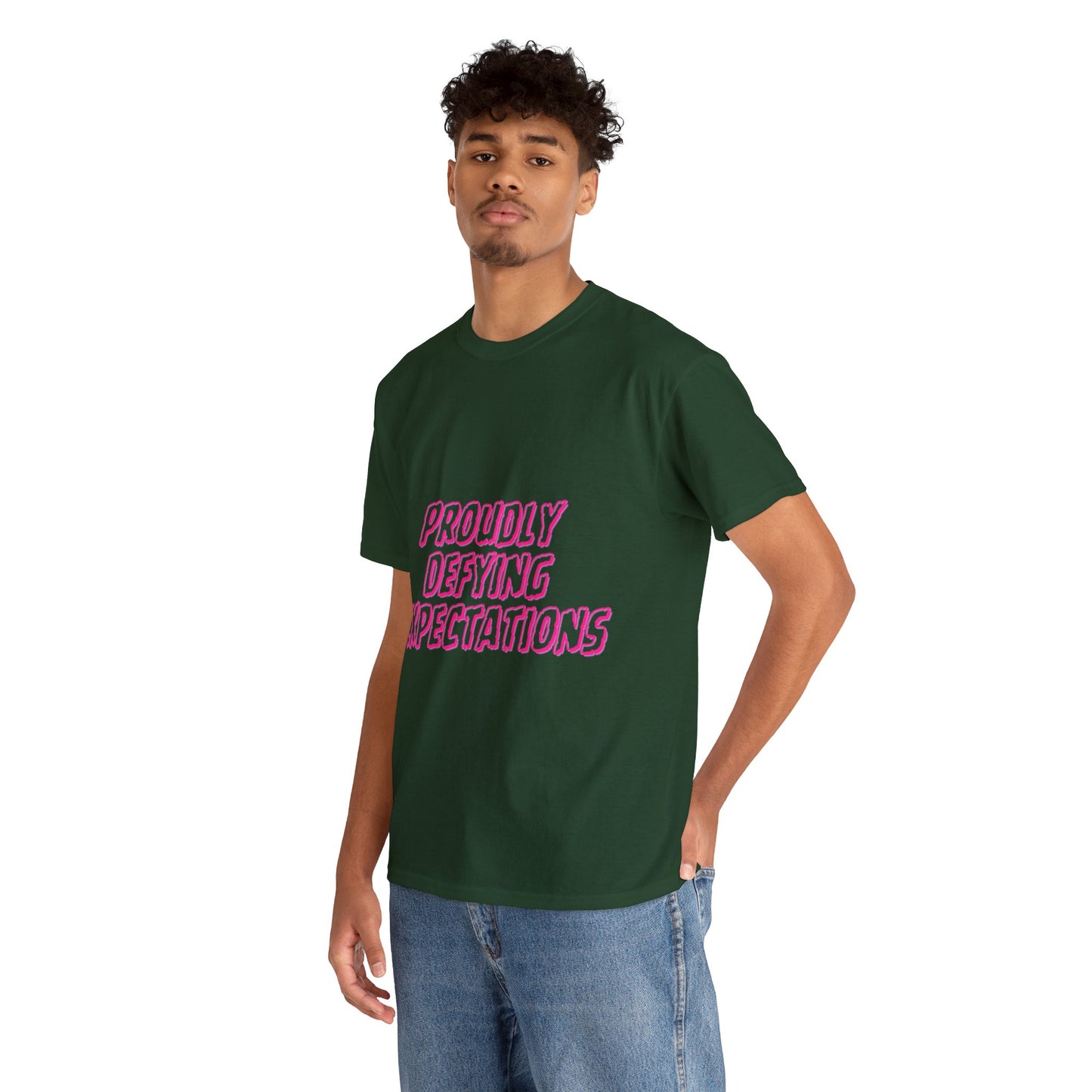 Unisex T-Shirt - Proudly Defying Expectations