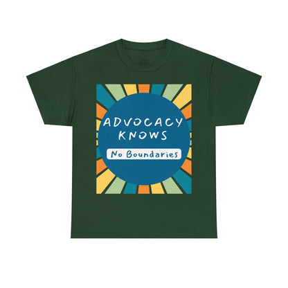 Unisex T-Shirt - Advocacy Knows No Boundaries