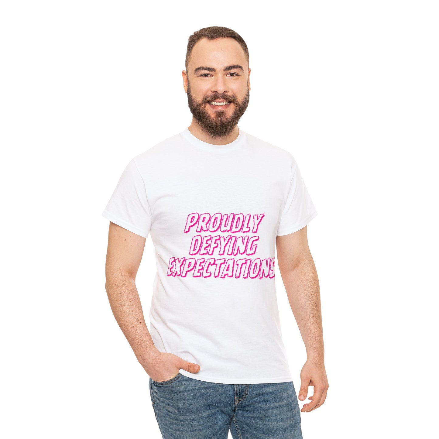 Unisex T-Shirt - Proudly Defying Expectations