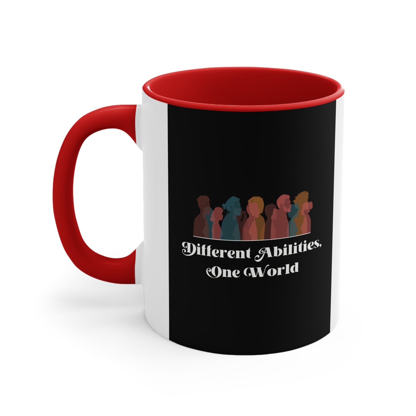 Accent Coffee Mug - Different Abilities, One World