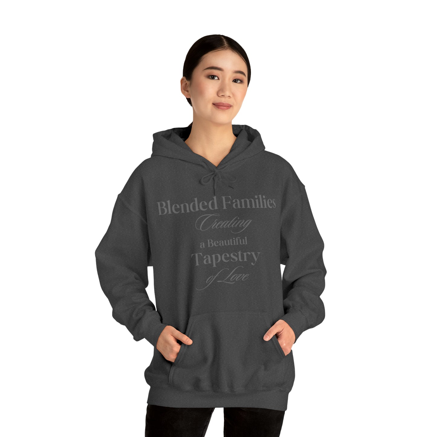 Unisex Hooded Sweatshirt - Blended Families: Creating a Beautiful Tapestry of Love