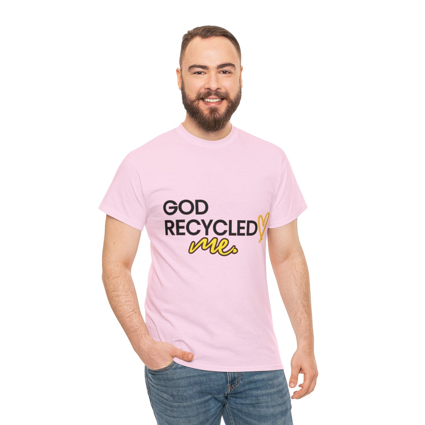 Unisex Heavy Cotton Tee - God recycled me