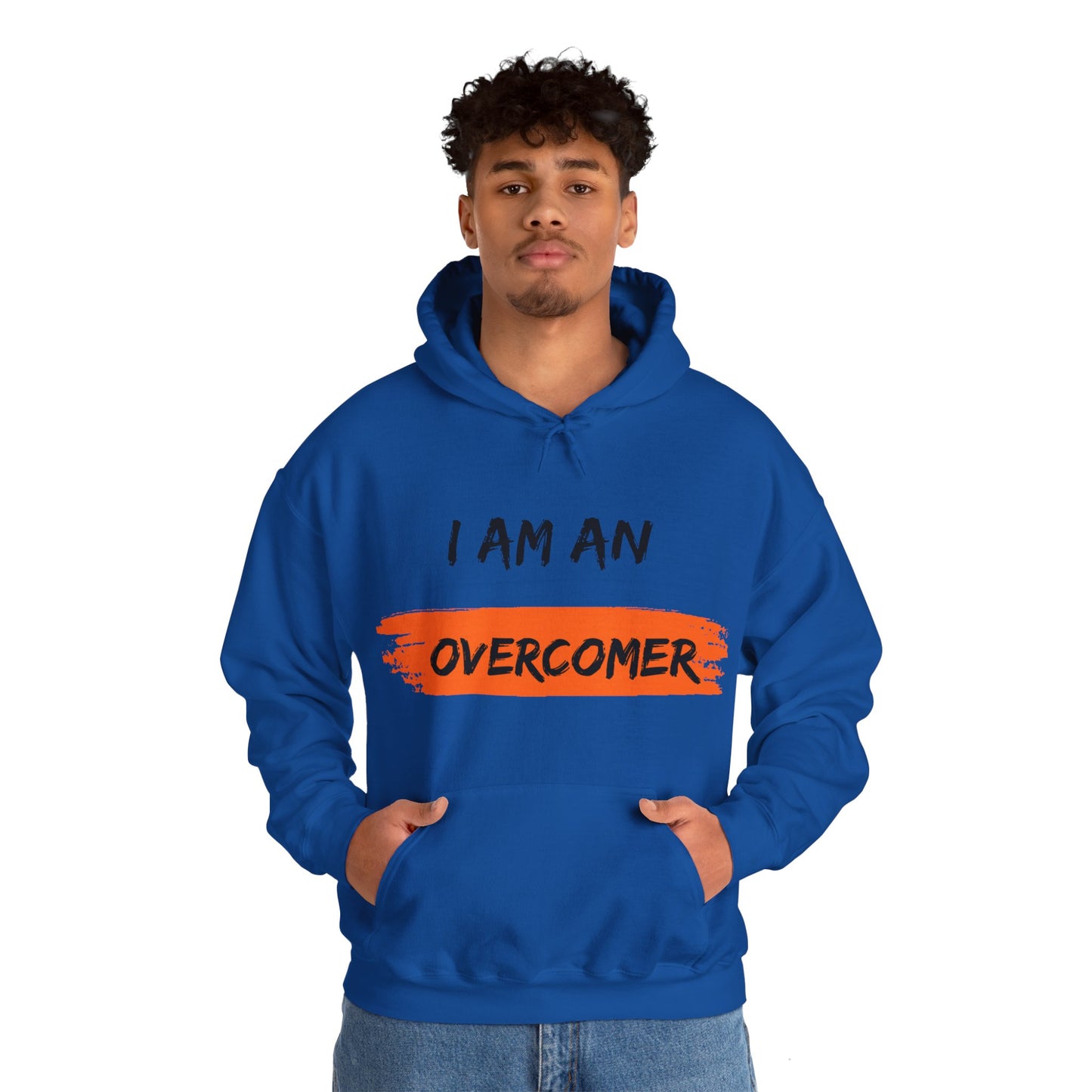 Unisex Hooded Sweatshirt -  I am an overcomer