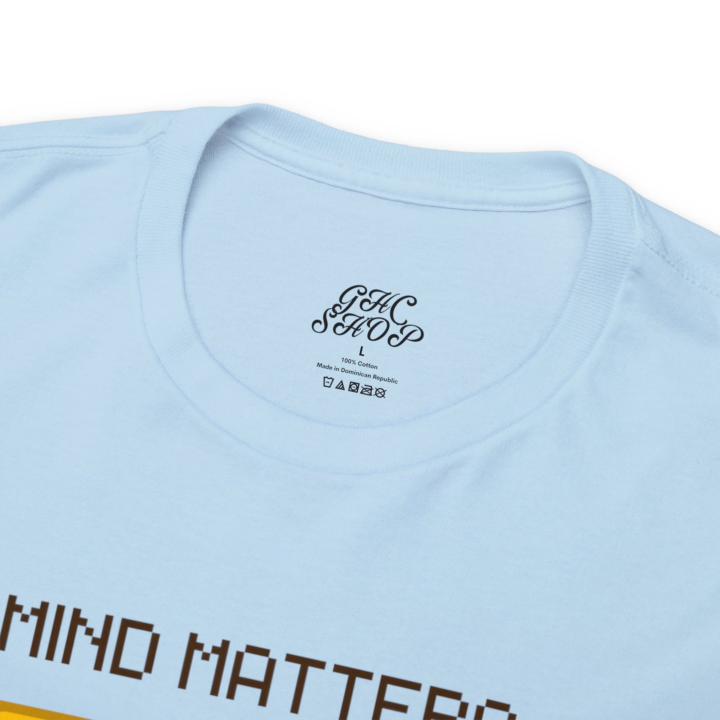 Unisex Heavy Cotton Tee - Mind Matters: Let's Prioritize Mental Wellness Together