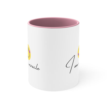 Accent Coffee Mug - I am a miracle