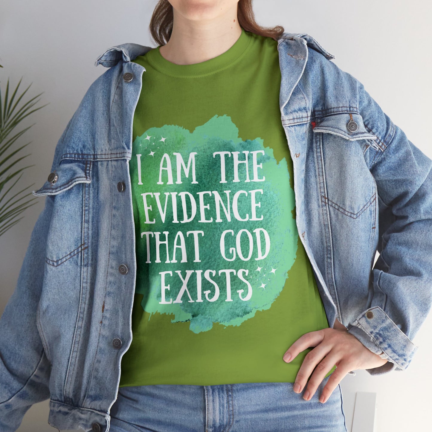 Unisex Heavy Cotton Tee - I am the evidence that God exists