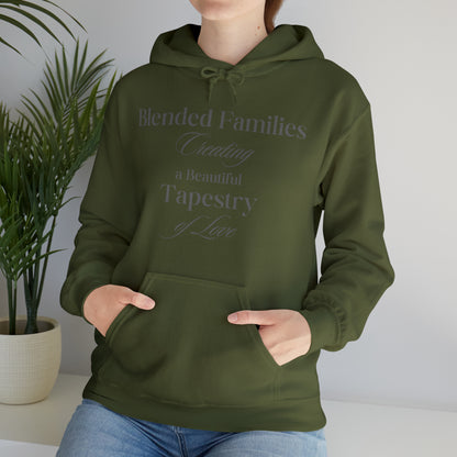 Unisex Hooded Sweatshirt - Blended Families: Creating a Beautiful Tapestry of Love