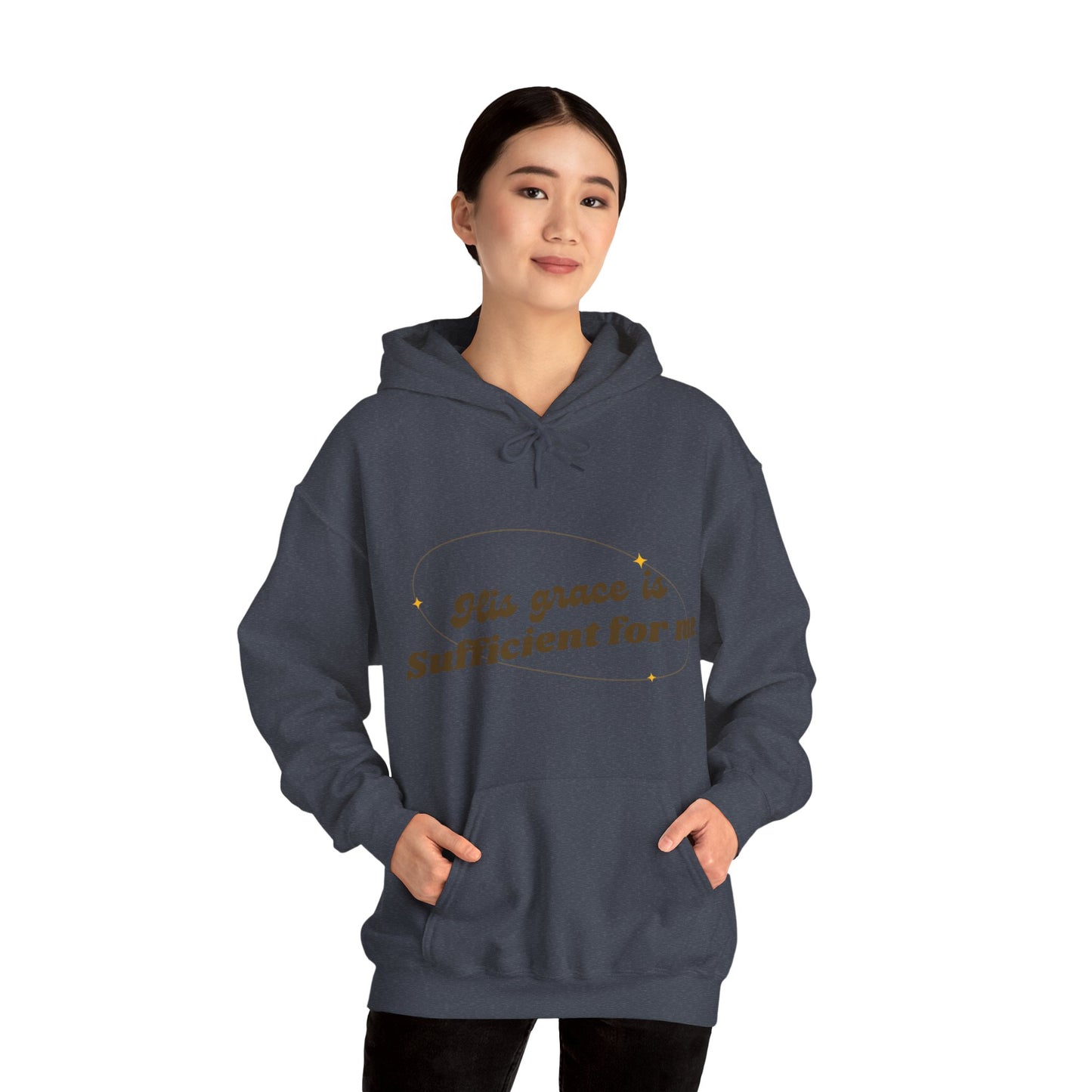 Unisex Hooded Sweatshirt - His grace is sufficient for me