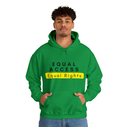 Unisex Hooded Sweatshirt - Equal Access, Equal Rights