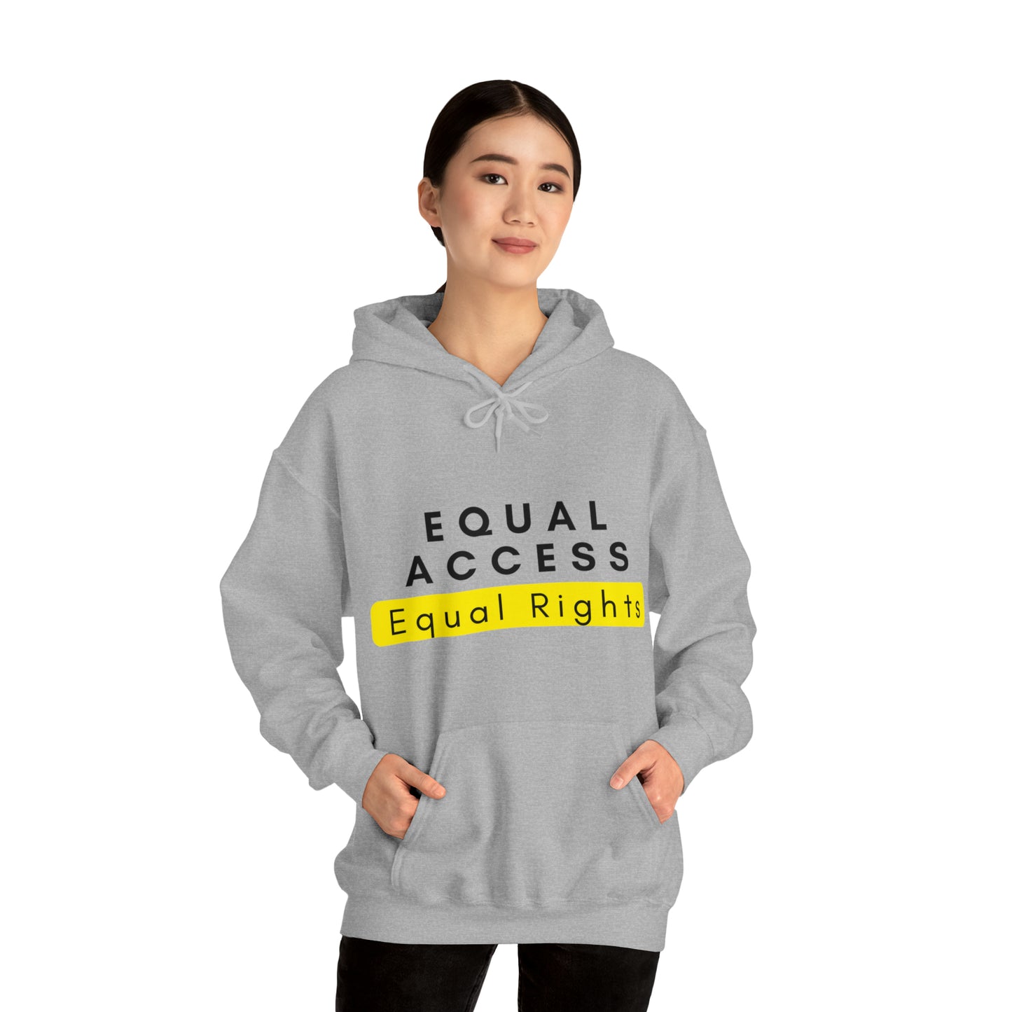 Unisex Hooded Sweatshirt - Equal Access, Equal Rights