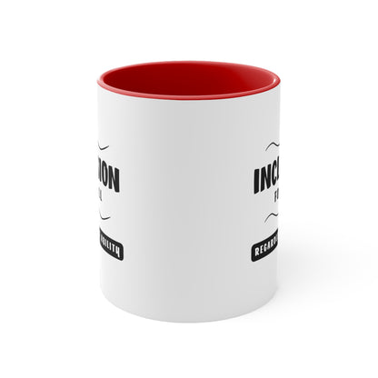 Accent Coffee Mug - Inclusion for All, Regardless of Ability