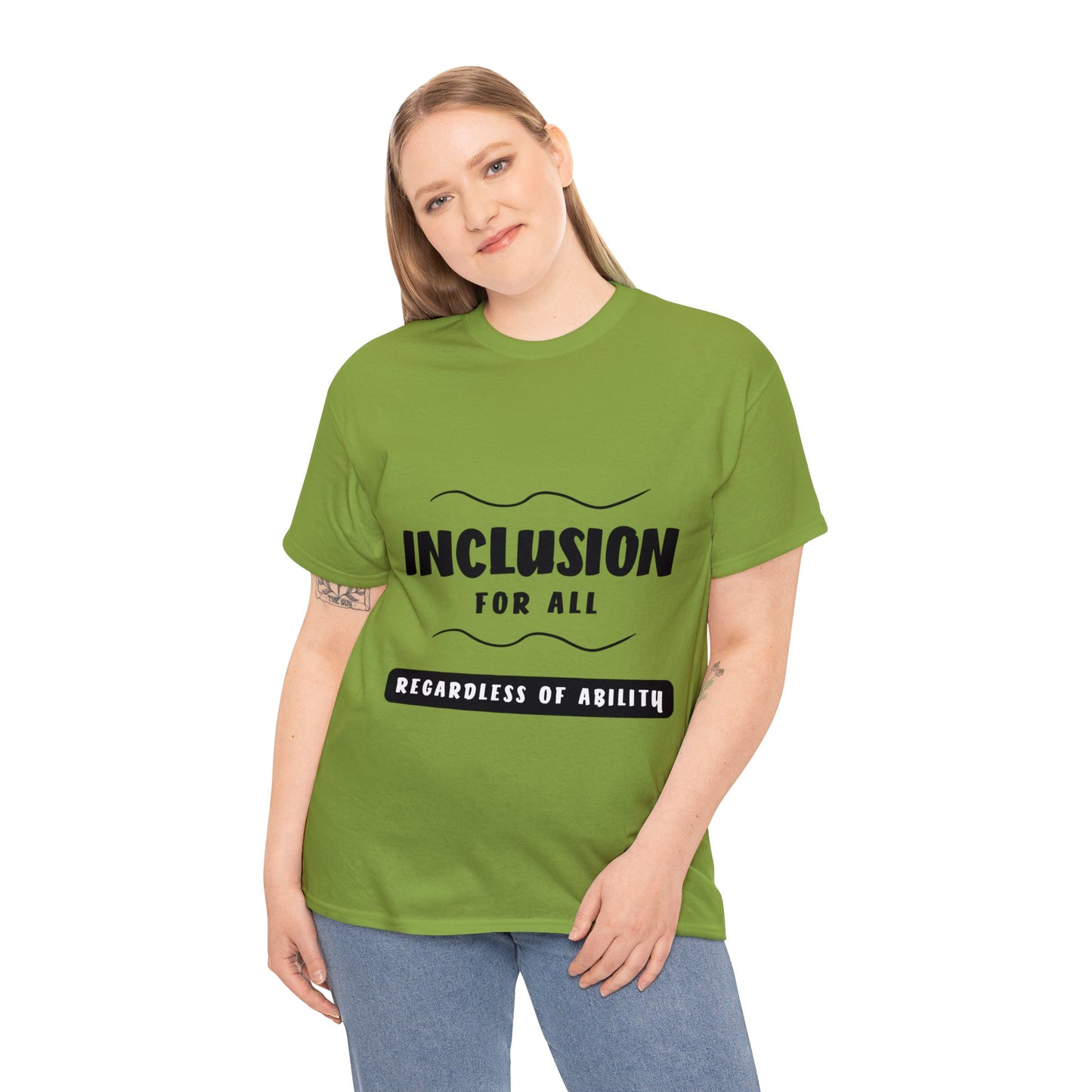 Unisex T-Shirt -  Inclusion for All, Regardless of Ability