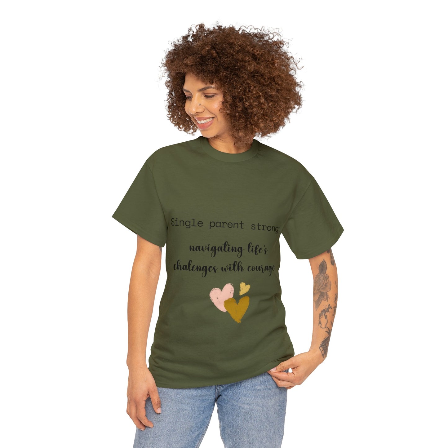 Unisex T-Shirt - Single Parent : Navigating Life's Challenges with Courage