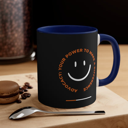 Accent Coffee Mug - Advocacy: Your Power to Make a Difference