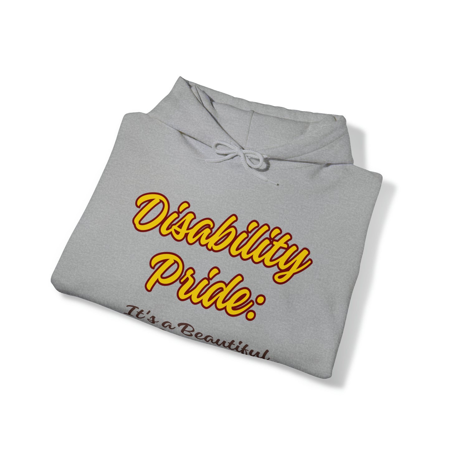 Unisex Hooded Sweatshirt - Disability Pride: It's a Beautiful Spectrum