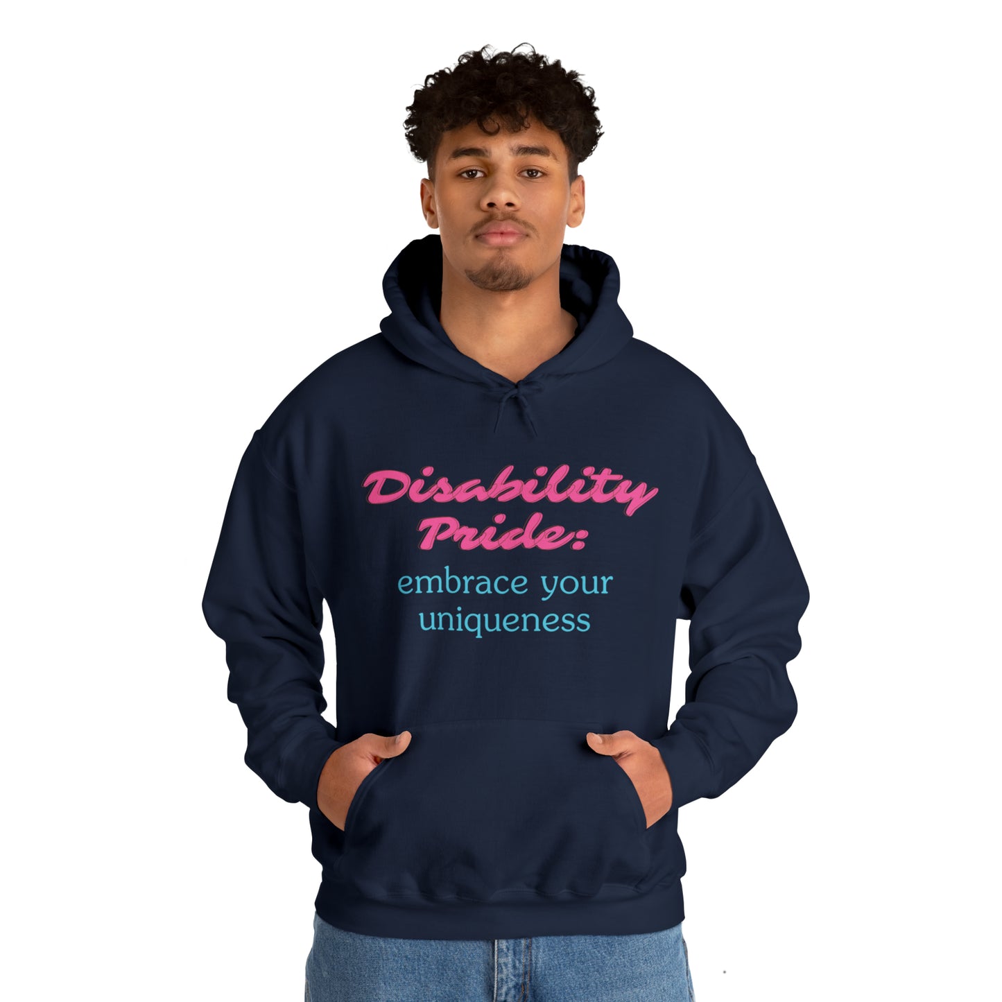 Unisex Hooded Sweatshirt - Disability Pride: Embrace Your Uniqueness