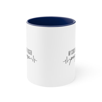 Accent Coffee Mug - My scars serve a bigger purpose