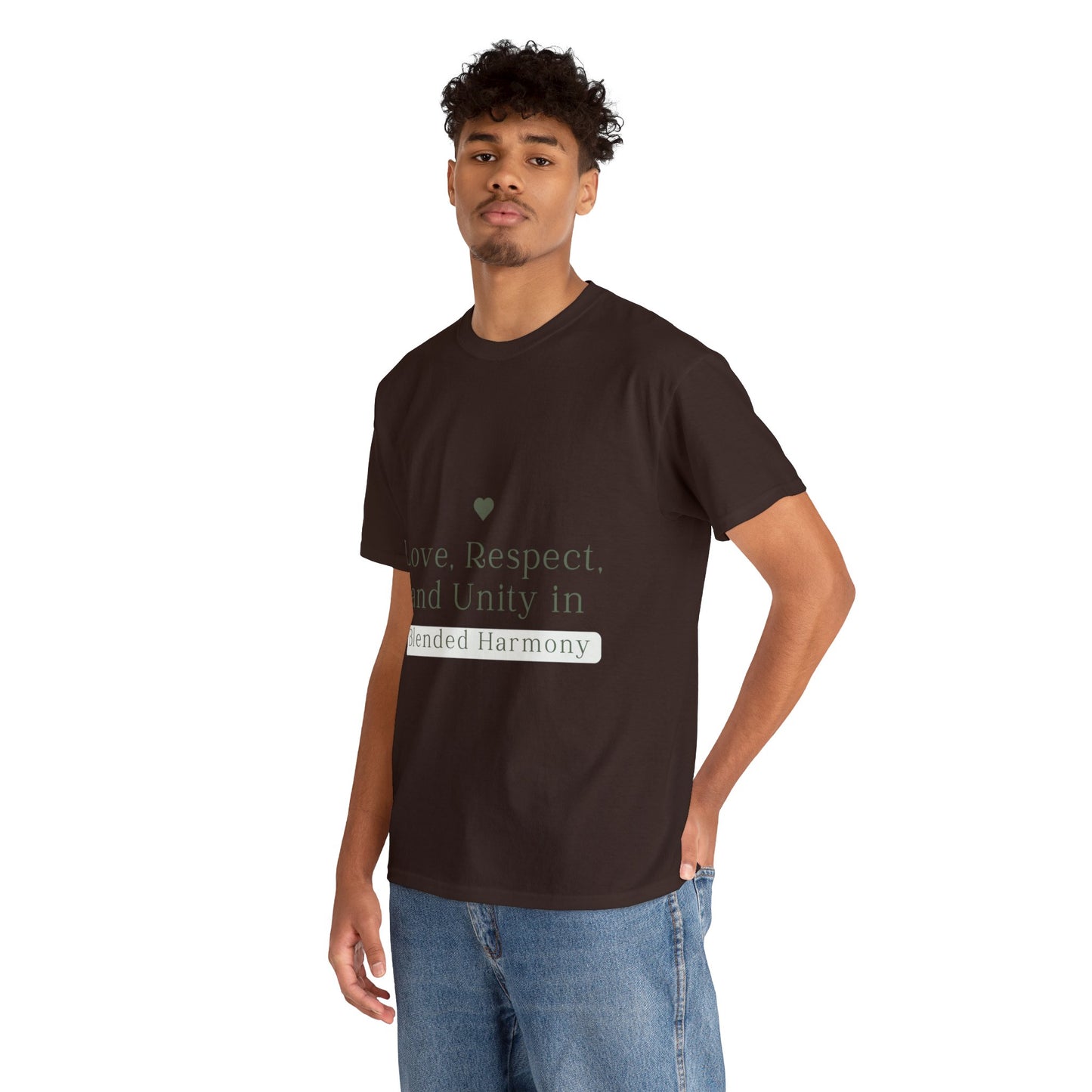 Unisex T-Shirt - Love, Respect, and Unity in Blended Harmony