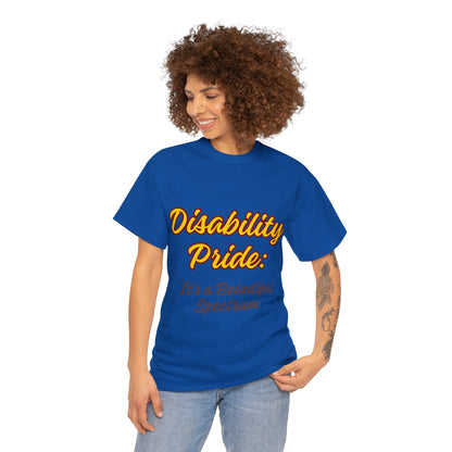 Unisex T-Shirt - Disability Pride: It's a Beautiful Spectrum