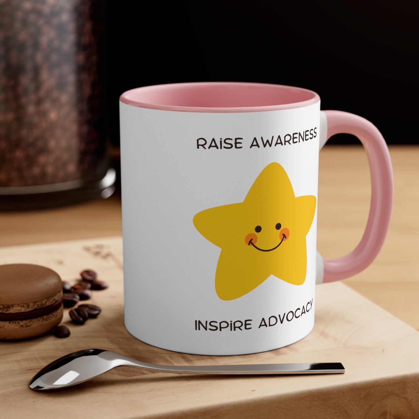 Accent Coffee Mug - Raise Awareness, Inspire Advocacy