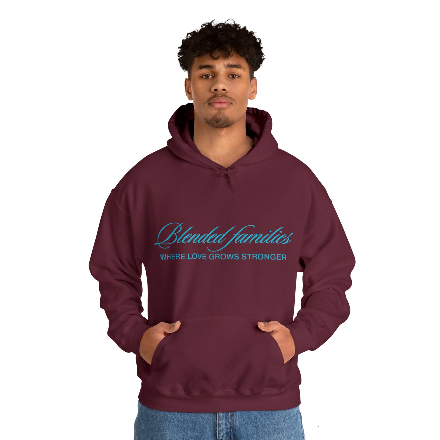 Unisex Hooded Sweatshirt - Blended Families: Where Love Grows Stronger