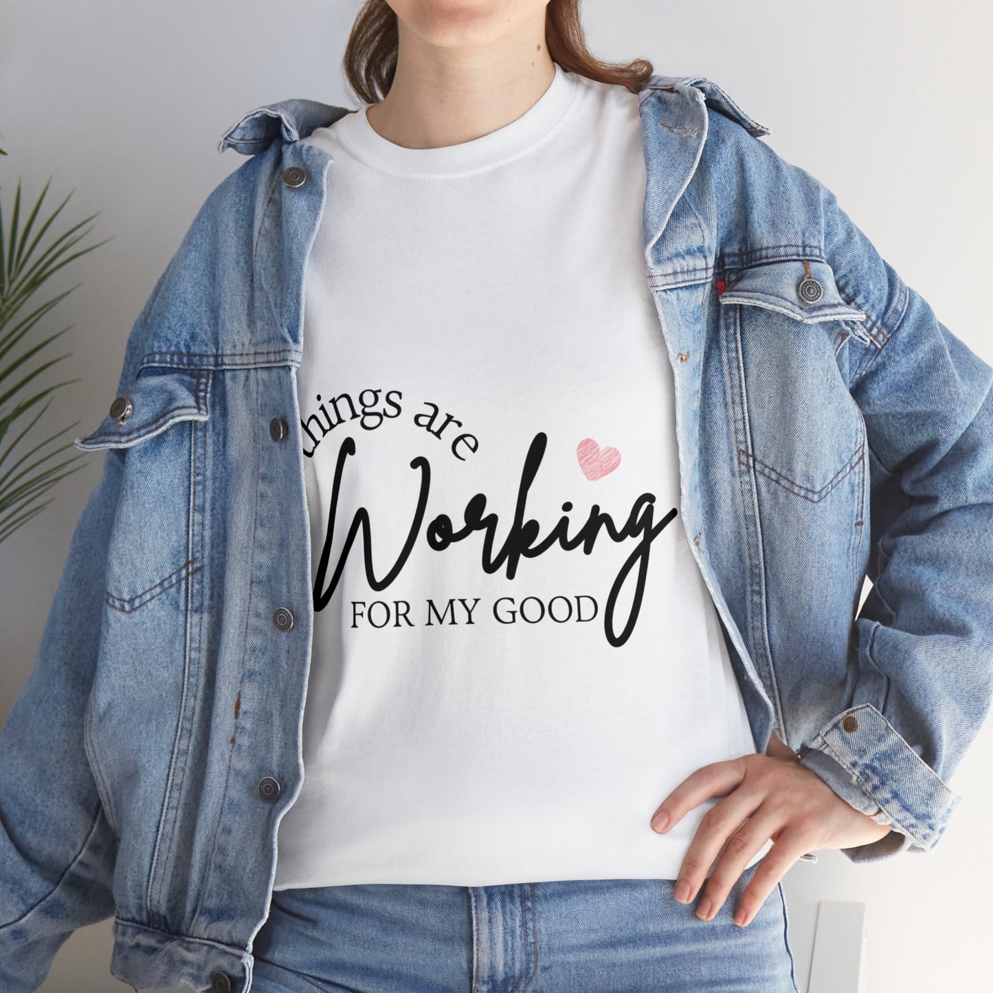 Unisex Heavy Cotton Tee - All things are working for my good