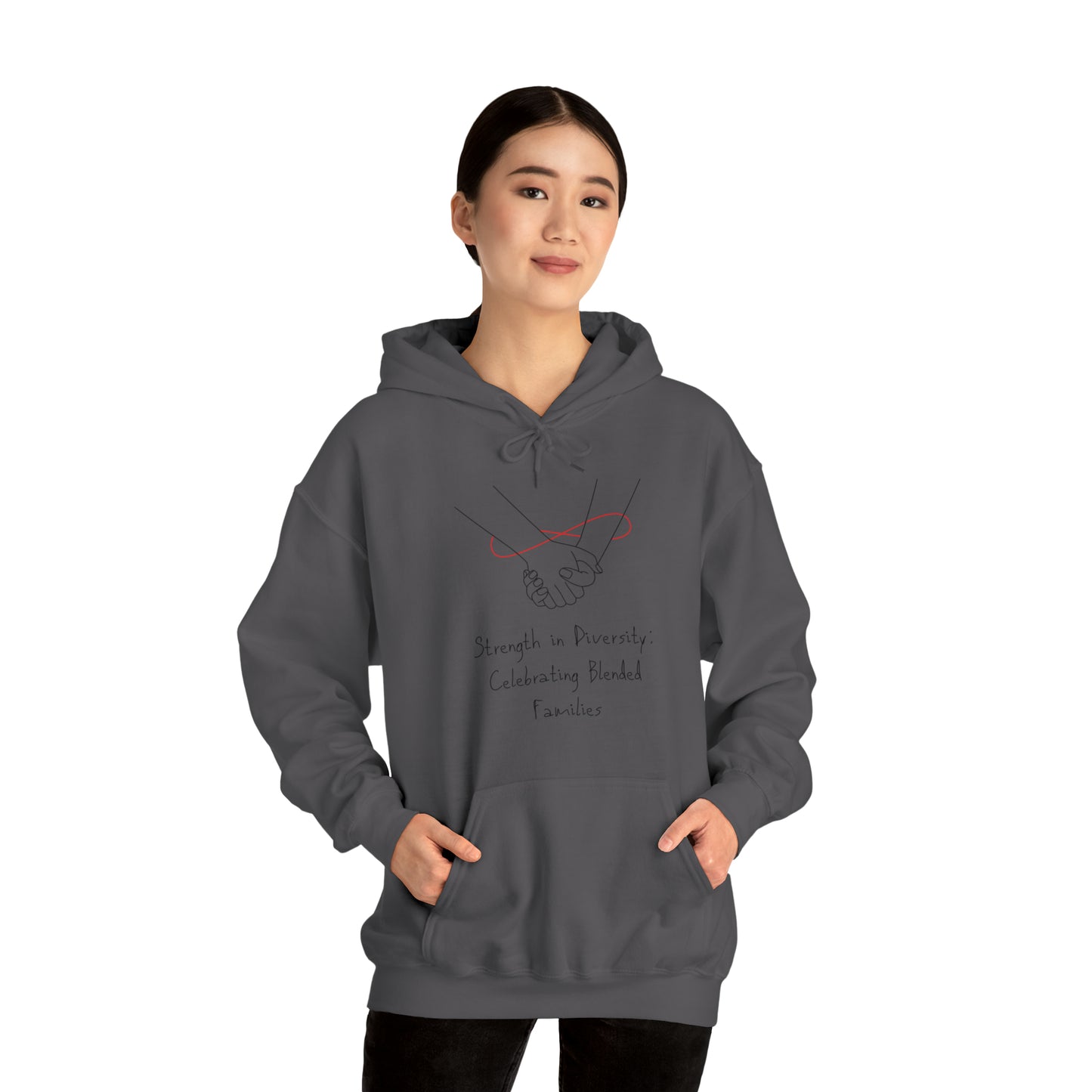 Unisex Hooded Sweatshirt - Strength in Diversity: Celebrating Blended Families