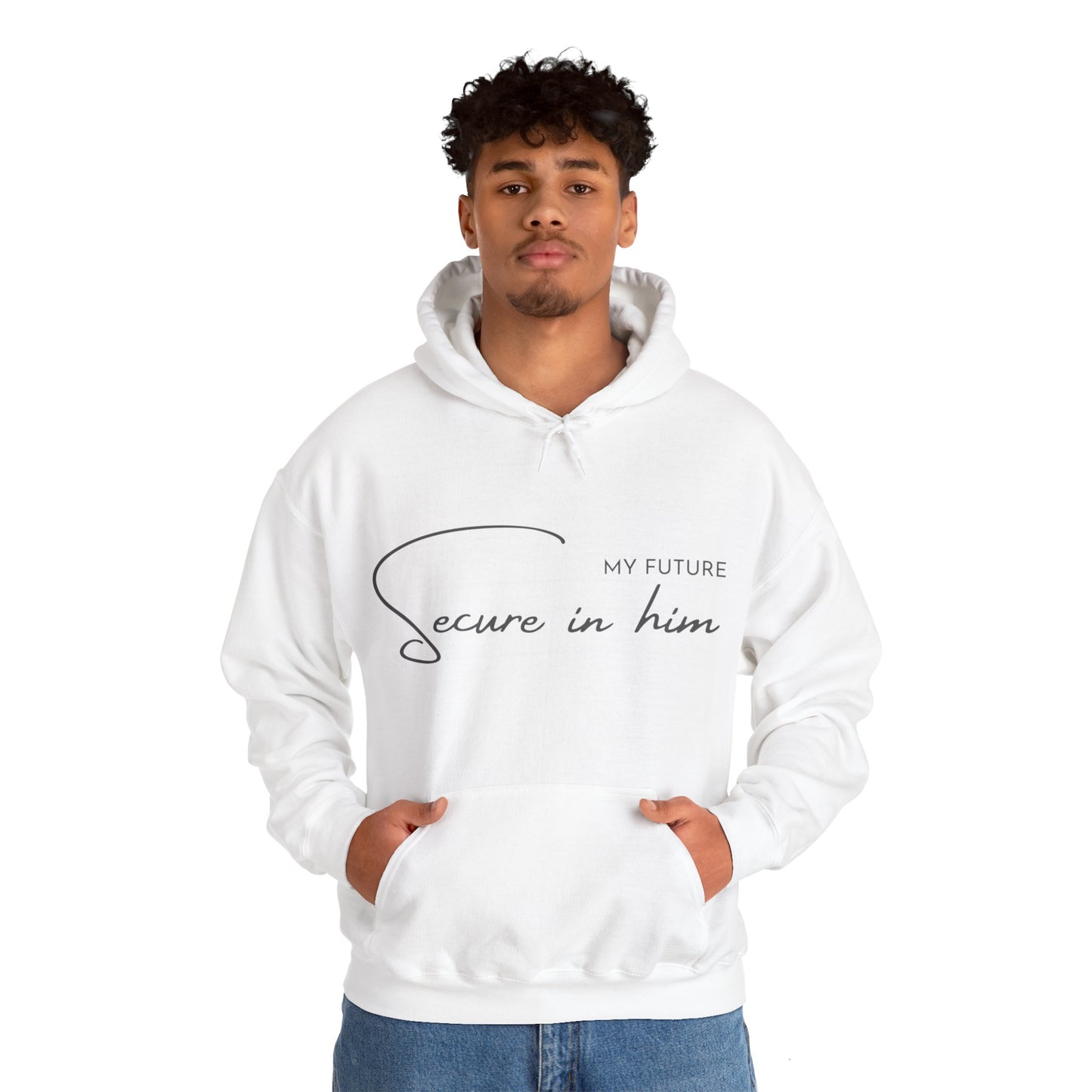 Unisex Hooded Sweatshirt - My future secure in Him