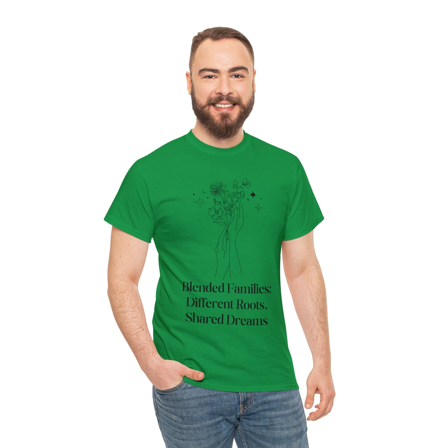 Unisex T-Shirt - Blended Families: Different Roots, Shared Dreams