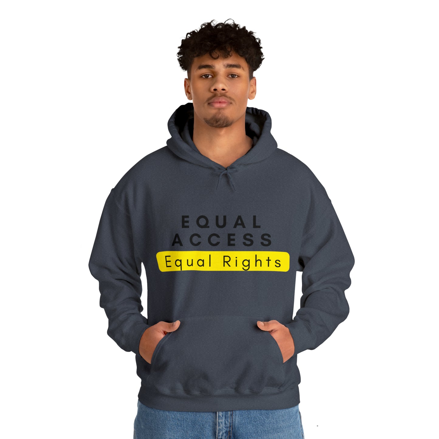 Unisex Hooded Sweatshirt - Equal Access, Equal Rights